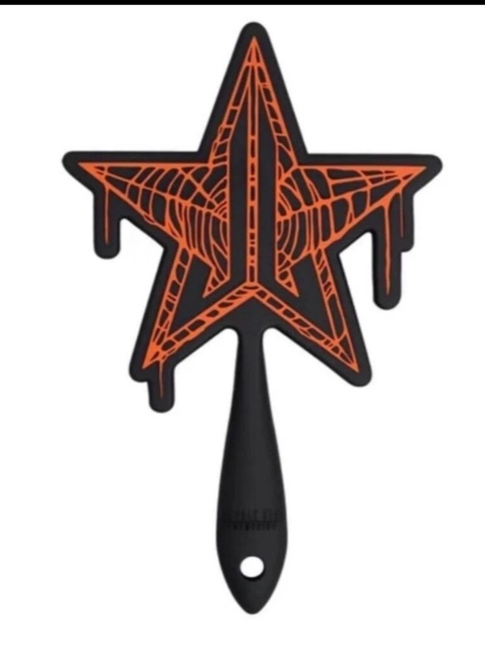Jeffree Star Hand Mirror in Black Soft Touch NWT
